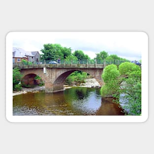 River Ericht bridge Sticker